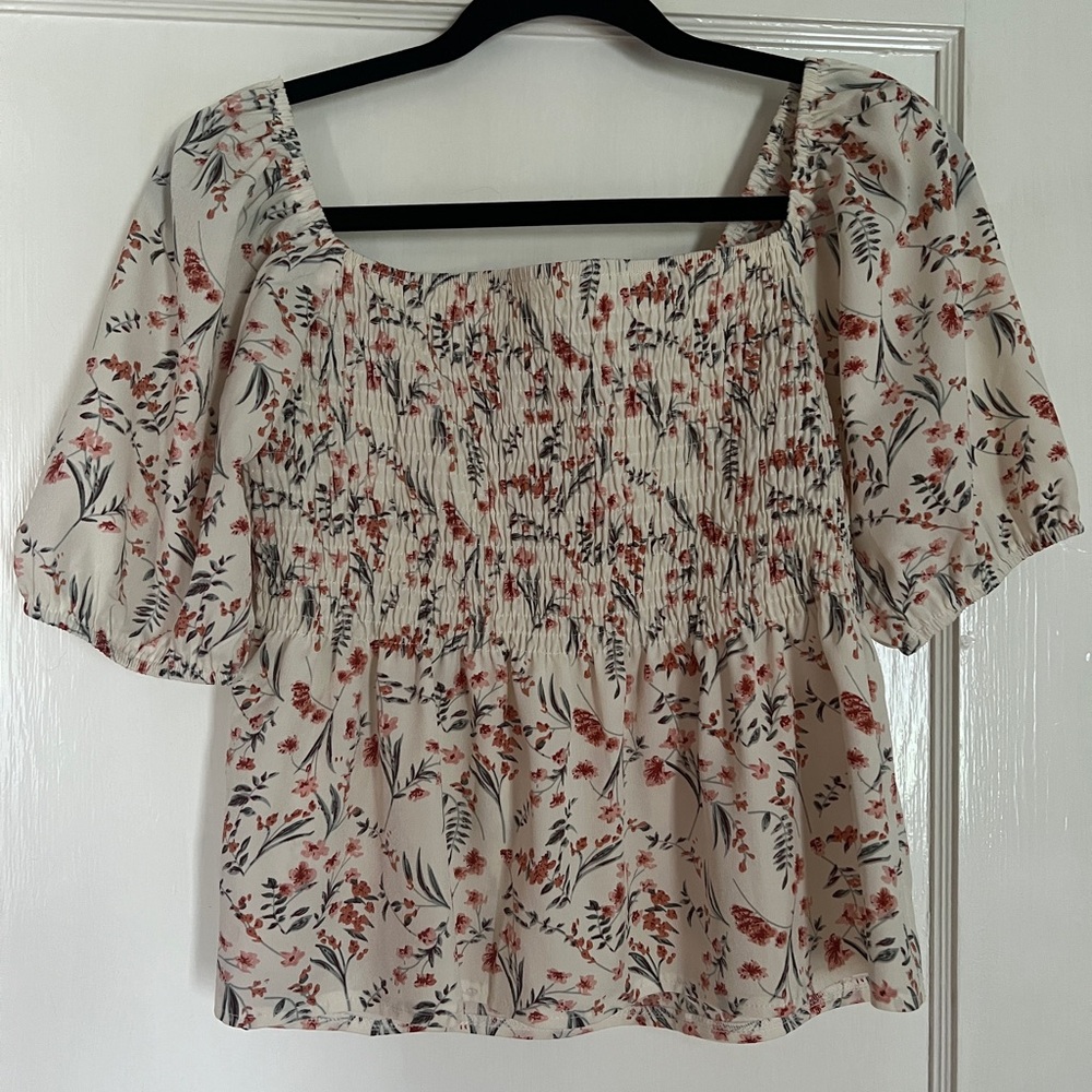 Boho Floral Top